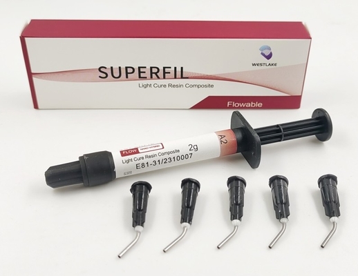 مواد ملء الأسنان Superfil Nano Hybrid Fluwable Light Curing Composite Resin
